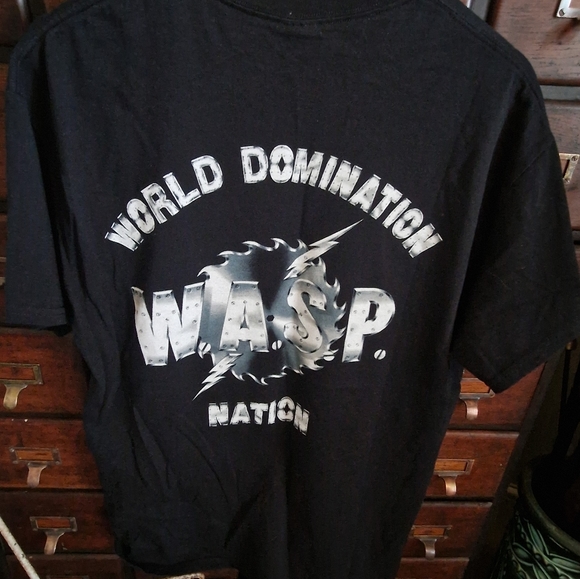 WASP rock band double sided tee - Picture 4 of 4